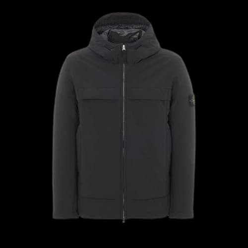 Stone Island Panelled Hooded Jacket 'Black'