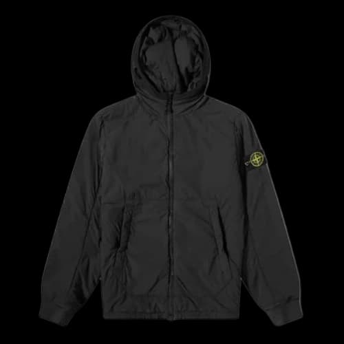 STONE ISLAND Composite Polartec Hooded Jacket 'Black'