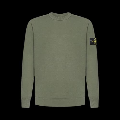 Stone Island Badge Logo Sweater 'Sage'
