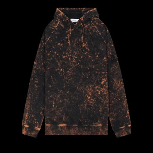 STONE ISLAND Tie-Dye Hoodie 'Orange'