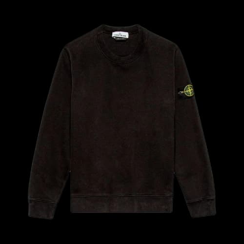 Stone Island Dyed Crewneck Sweatshirt Black