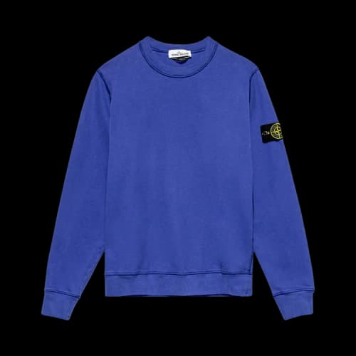 Stone Island Badge Logo Crewneck 'Periwinkle'