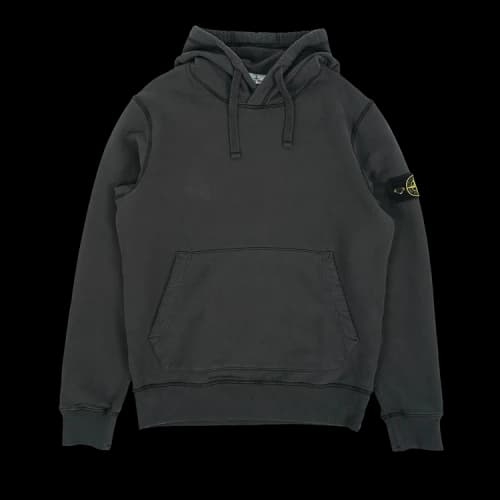 STONE ISLAND Hooded Sweatshirt 'Charcoal'