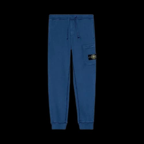 Stone Island Badge Logo Cargo Sweats 'Cobalt Blue'