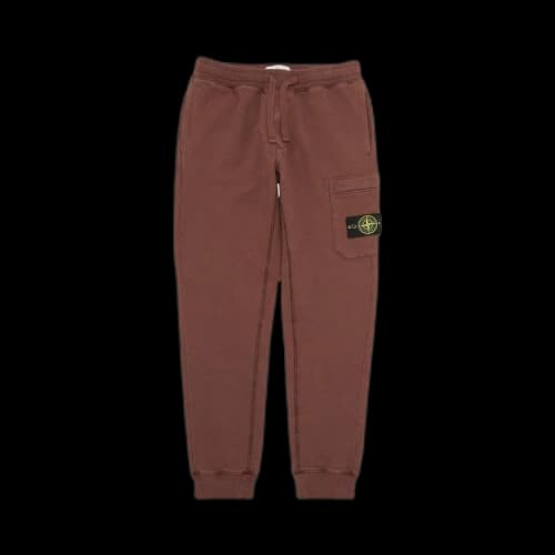 Stone Island Badge Logo Cargo Sweats 'Mahogany Brown'