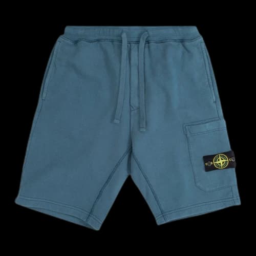 Stone Island Fleece Shorts 'Cobalt Blue'