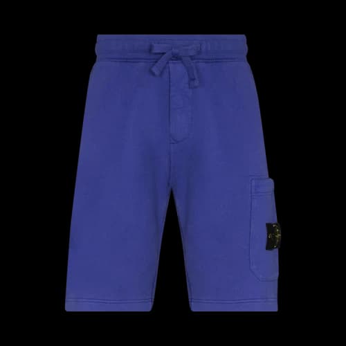 Stone Island Fleece Shorts 'Periwinkle'