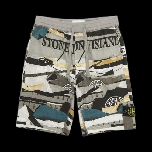 Stone Island Fleece Shorts 'Cobalt Blue'