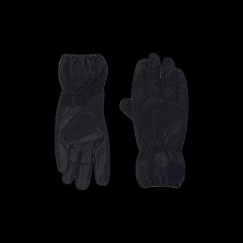 Stone Island Nylon Logo Gloves 'Black'