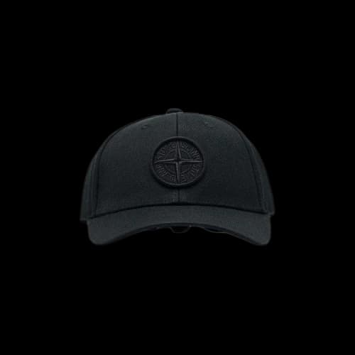 Stone Island Six Panel Logo Cap 'Black'