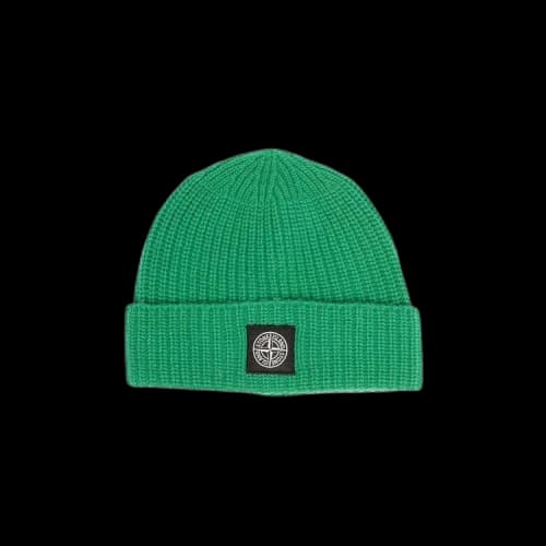 Stone Island Logo Patch Beanie 'Green'