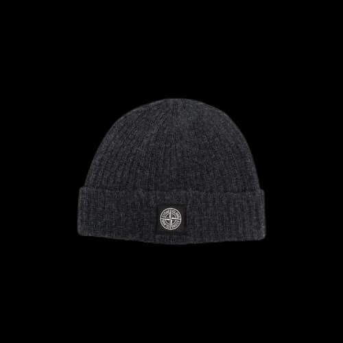 Stone Island Patch Logo Beanie 'Charcoal'