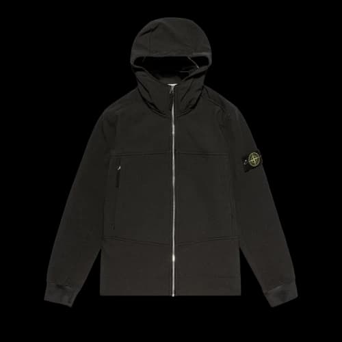 STONE ISLAND Badge Logo Shell Jacket 'Black'