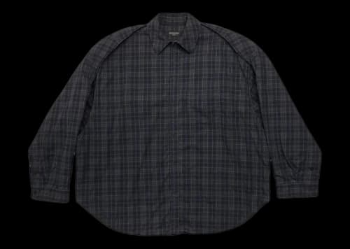 Balenciaga Detachable Sleeves Large Fit Shirt Grey