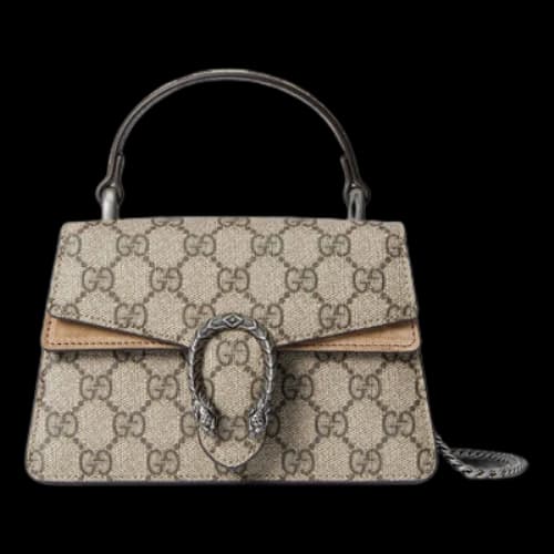 Gucci Dionysus Mini Top Handle Bag 'Beige Ebony' (Women's)