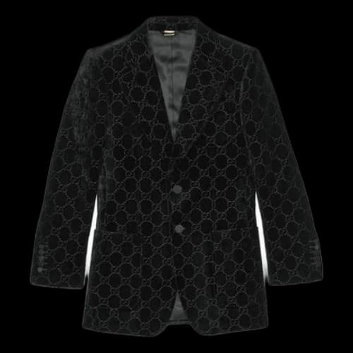 Gucci GG Velvet Jacket 'Black'