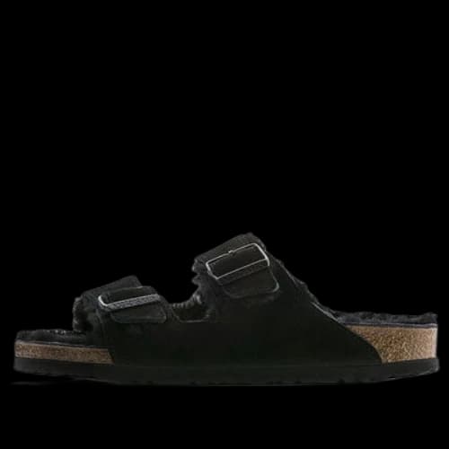 Birkenstock Arizona Fleece Lined Shoe Version Black Unisex