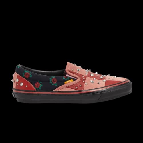 Vans x Gucci OG Classic Slip-On LX 'Red Pink Patchwork'