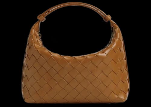Bottega Veneta Wallace Mini Intrecciato Wood