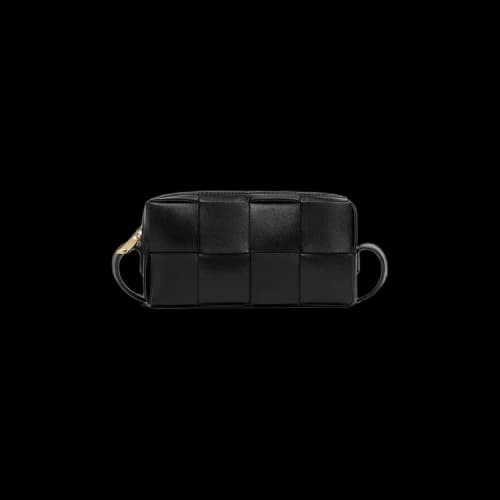Bottega Veneta Small Cassette Shoulder Bag 'Black/Gold'