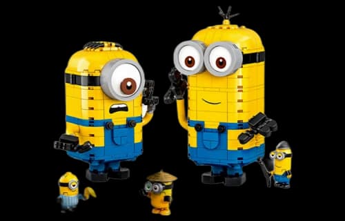 LEGO Minions The Rise of Gru Brick-built Minions and their Lair Set 75551
