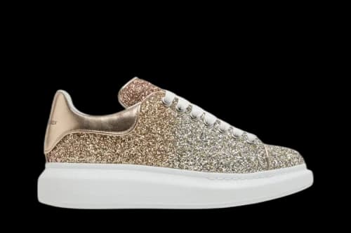 Alexander McQueen Oversized Sneaker 'Rose Gold Glitter' (Women's)