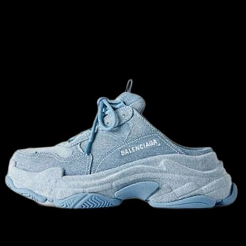 Balenciaga Triple S Mules 'Blue' (Women's)