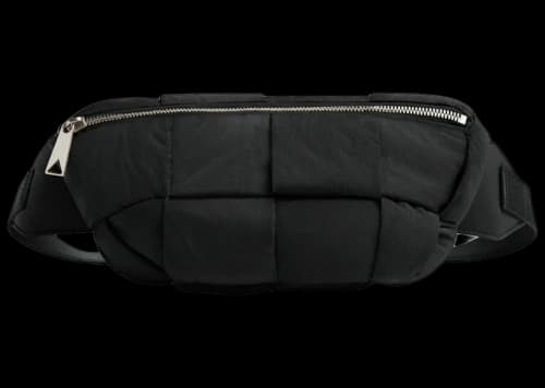 Bottega Veneta Cassette Bumbag Intreccio Black