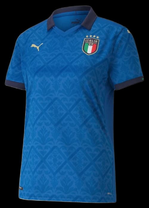 Puma UEFA Euro 2020 Italy Home Replica Womens Jersey Team Power Blue Peacoat
