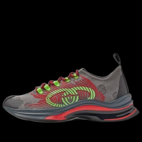 Gucci Run trainer with Interlocking G 'Dark Grey'