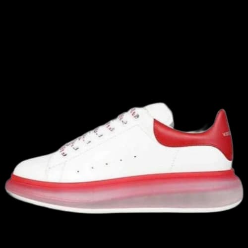 Alexander McQueen Oversized Larry Sneakers 'White Red'