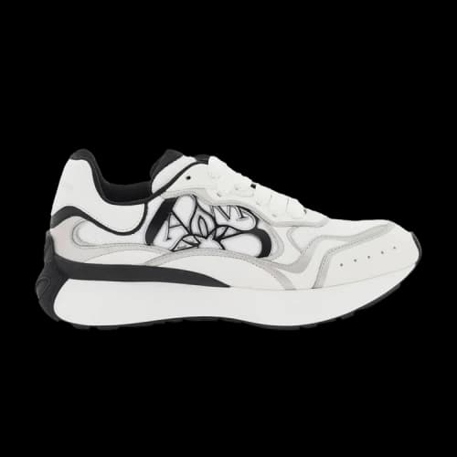 Alexander McQueen Sprint Runner 'White Black Silver'