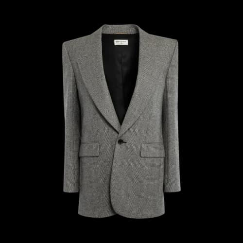 Saint Laurent Vest 'Black/Chalk'