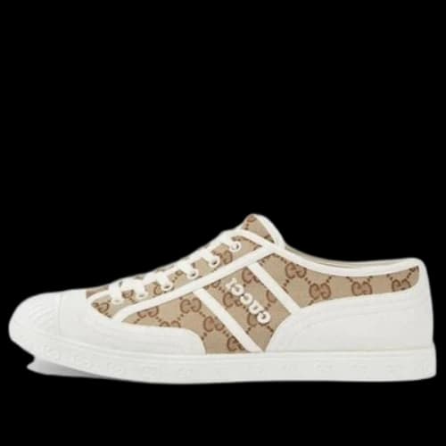 Gucci GG Canvas Trainer 'Beige Ebony'