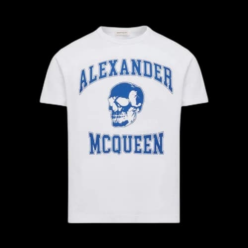 Alexander McQueen Varsity T-Shirt 'White/Ivory'