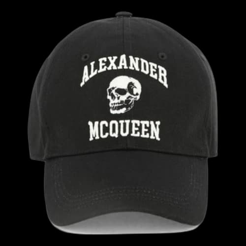 Alexander McQueen Logo Embroidery Cap 'Black'