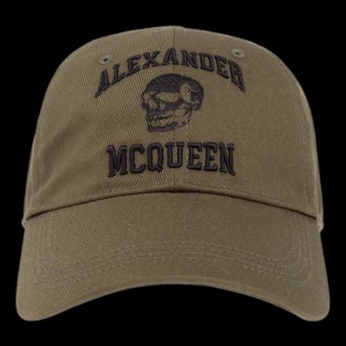 Alexander McQueen Logo Embroidery Cap 'Green'