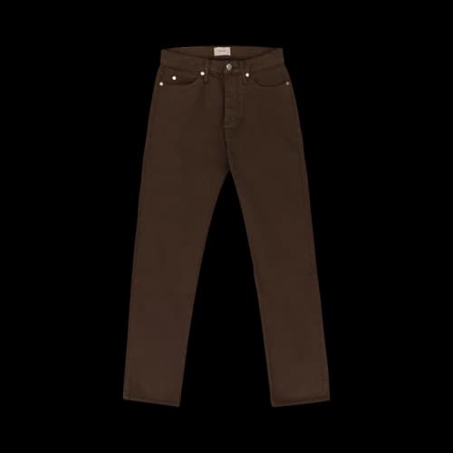 Rhude Classic Fit Denim Straight Fit Jeans 'Brown'