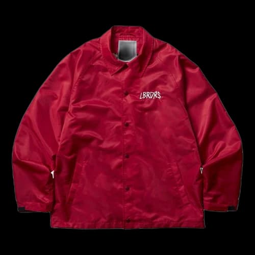 Liberaiders Metal Logo Nylon Coach Jacket 'Red'