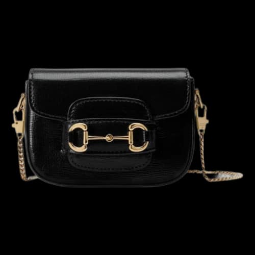 Gucci Horsebit 1955 Super Mini Bag 'Black' (Women's)