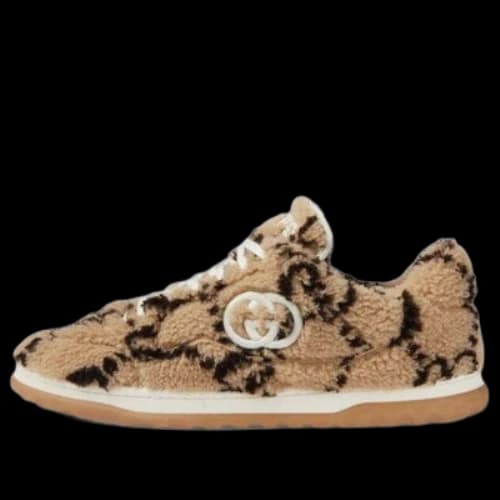 Gucci Mac80 sneaker 'Interlocking G embroidery - Beige Ebony'