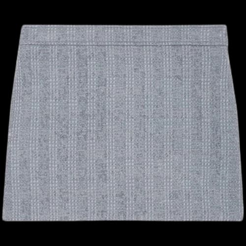 Gucci Wool Tweed Mini Skirt 'Blue Stone'