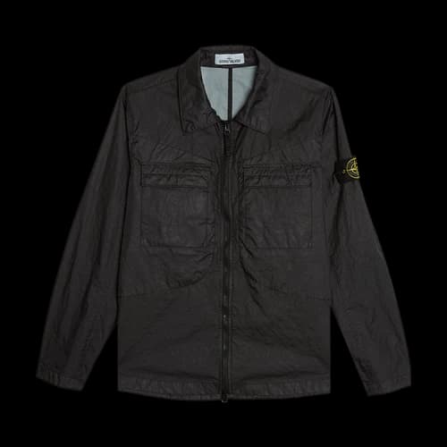 STONE ISLAND Membrana 3L TC Overshirt 'Black'