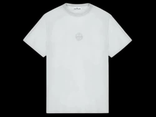 Stone Island 206E5 Textured Cotton Jersey Ice