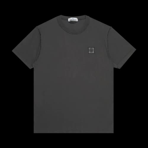 Stone Island Classic Logo Patch T-Shirt 'Anthracite'
