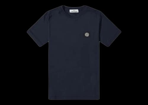 Stone Island Patch Logo T-shirt Navy