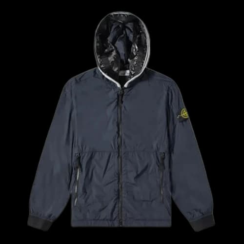 STONE ISLAND Nylon-Tc Hooded Jacket 'Navy'