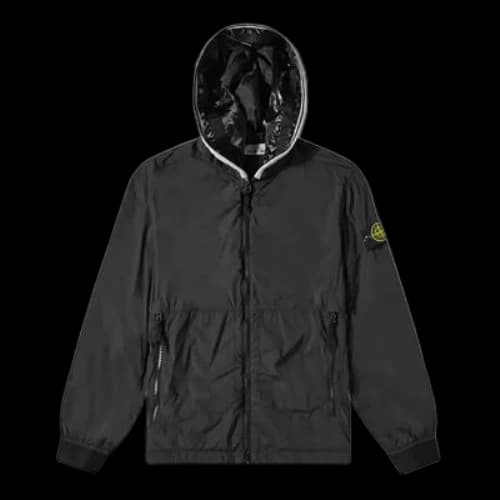 STONE ISLAND SNylon-Tc Hooded Jacket 'Black'