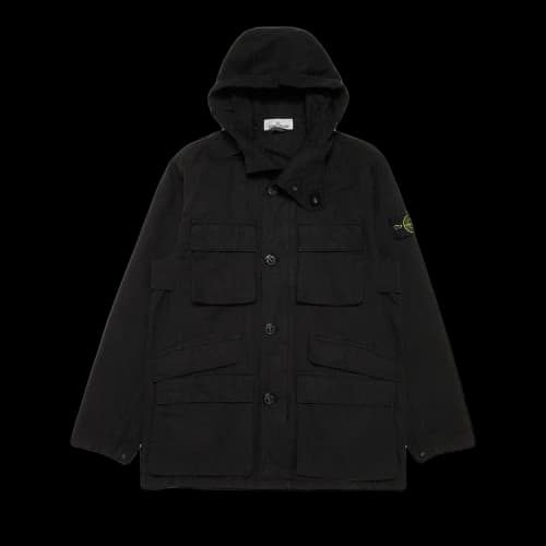 STONE ISLAND Garment Dyed Field Jacket 'Black'