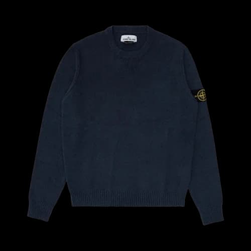 Stone Island Gauzed Effect Crewneck 'Blue'
